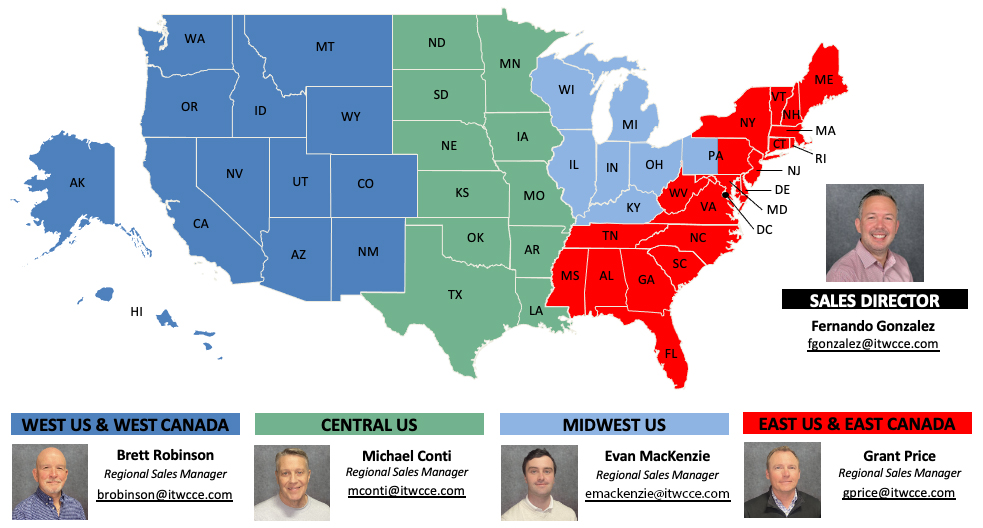 USA Sales Map Coverage