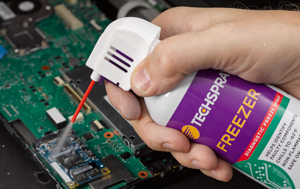 Using Freeze Spray to Diagnose Faulty Electronics - Banner