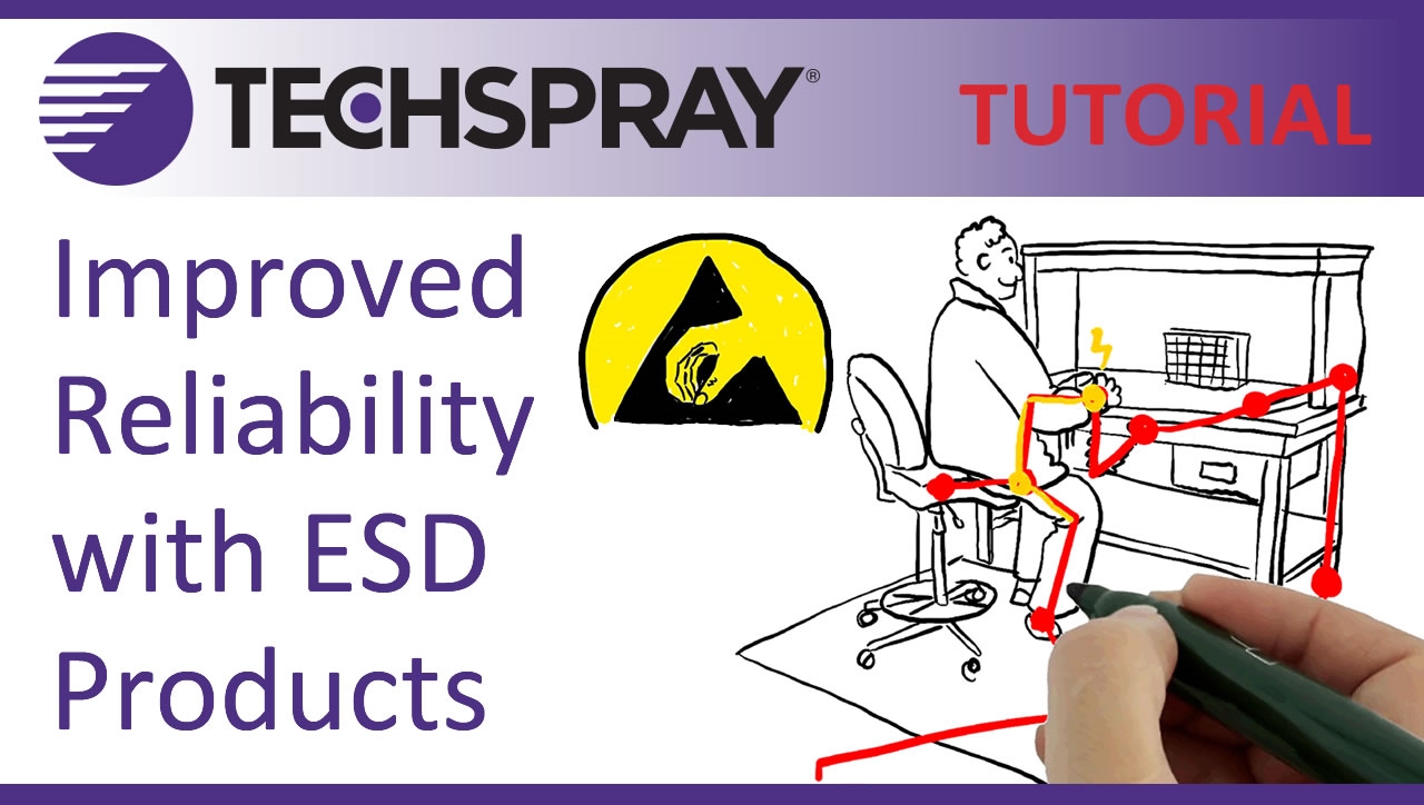 Techspray Products Control ESD and Improve Reliability - Banner